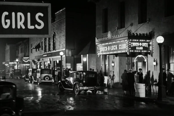 The Sin Strip, portrayed in Desilu's backlot, actually existed existed until the 1980s.